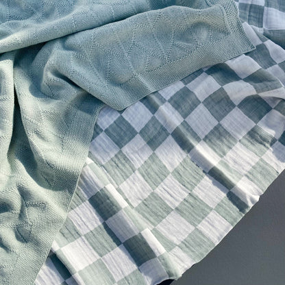 Swaddle Check Green